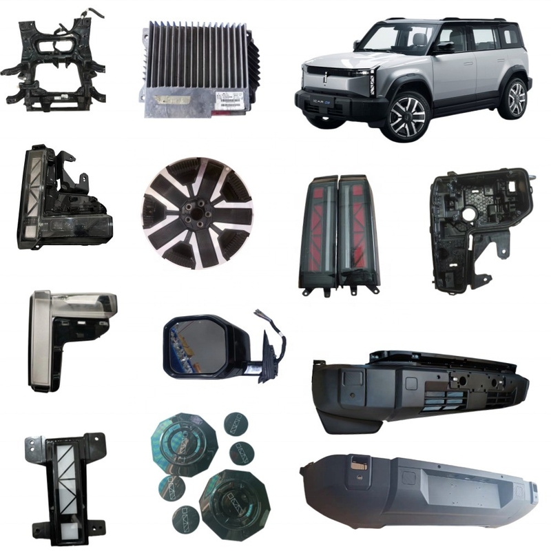 Chery Icar 03 ショック吸収機 バンパーヘッドライト スポイラー 部品 OEM 中古品