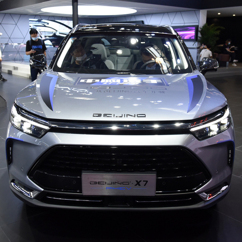 124KW トータルモーターパワー ベイク 北京X7 PHEV プラグインハイブリッドSUV 車 左駆動